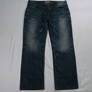 MOD Miracle of Denim 38 x‎ 32 Joshua Bootcut Dark Rinse Denim Jeans